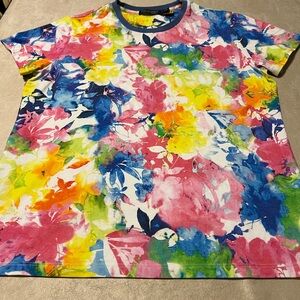 Polo Golf Ralph Lauren Tailored Fit Short Sleeve Multicolored Shirt. Women's L